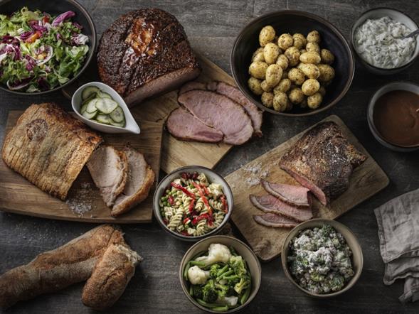 Steg selv menu til 12 pers.